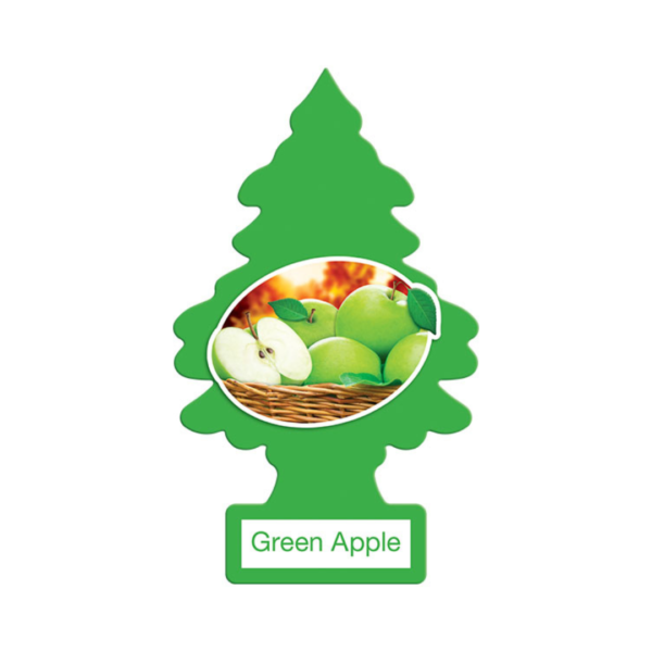 Little Trees Green Apple Frescura Crujiente para tu Auto